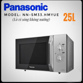 Lò vi sóng Panasonic NN-SM33HMYUE dung tích 25 lít công suất 800W, bảo hành 12 tháng