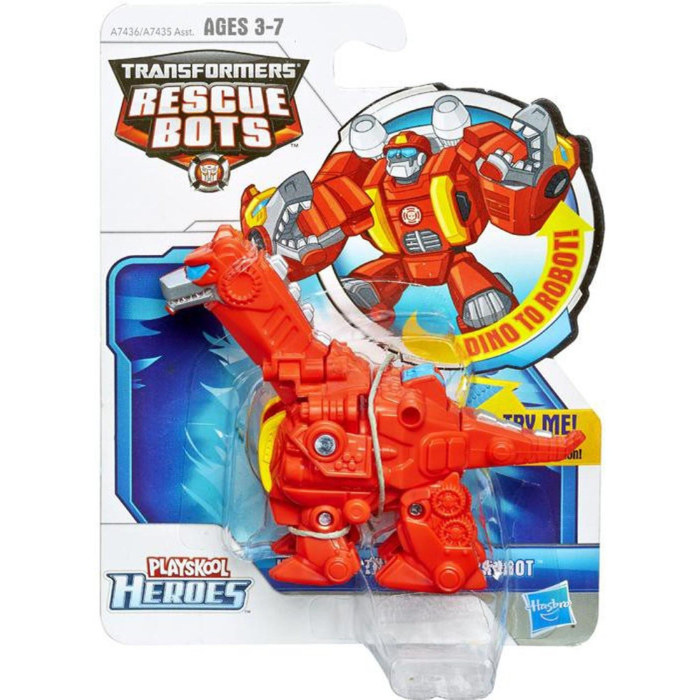 Đồ chơi Robot Transformers Playskool Heroes Rescue Bots Heatwave the Rescue Dinobot (Box)