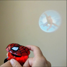 Đồng hồ điện tử chiếu 24 hình 3D Projector Watch Người nhện Spider Man