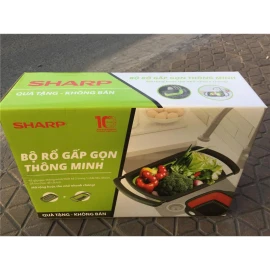 Bộ 2 rổ silicon gấp gọn thông minh PR-JO2 quà tặng từ hãng Sharp