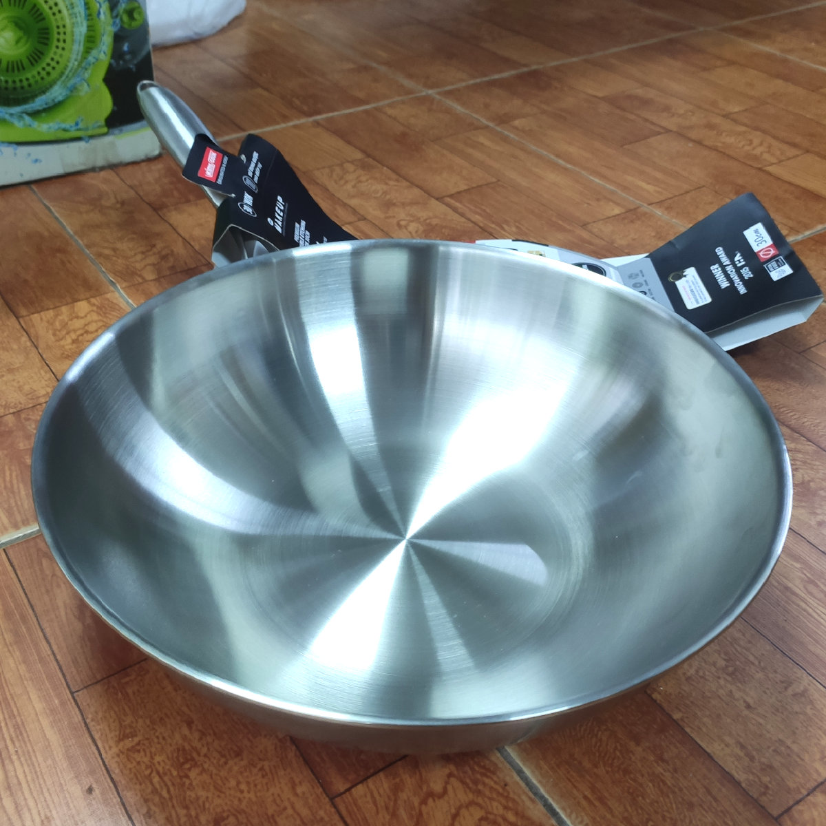 Chảo sâu lòng Inox 3 lớp Makeup Uni Clad Kimscook 30cm