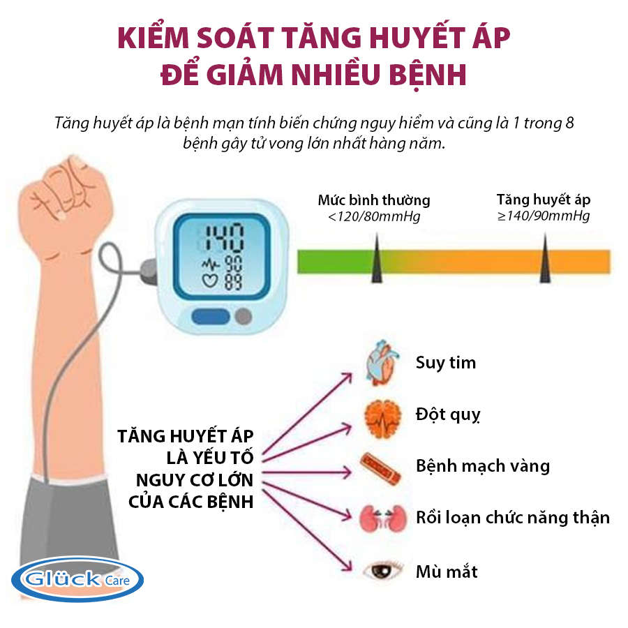 Máy đo huyết áp bắp tay tự động Gluck Care B56