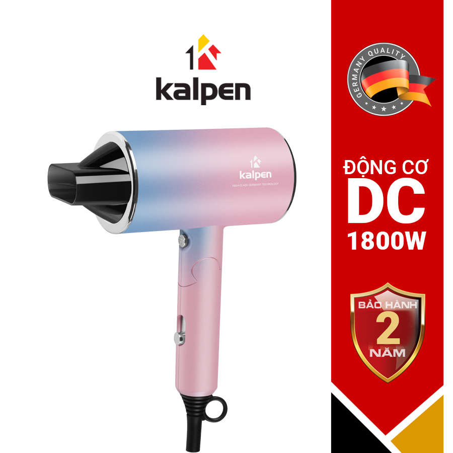 Máy sấy tóc gấp gọn Kalpen HDK-3602 công suất 1800W