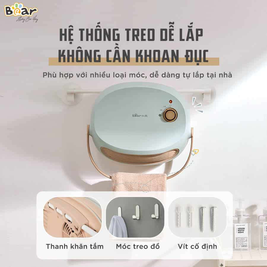 Máy sưởi gốm Bear DNQ-A19B1