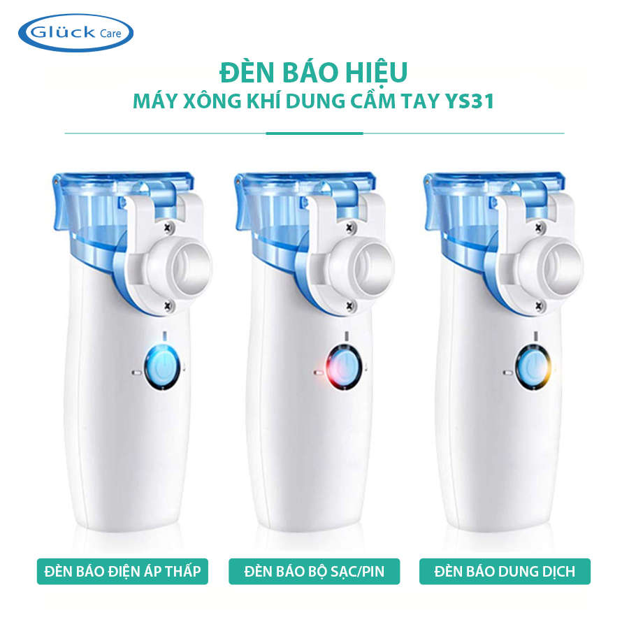 Máy xông khí dung cầm tay Gluck Care YS31 - MESH Nabulizer