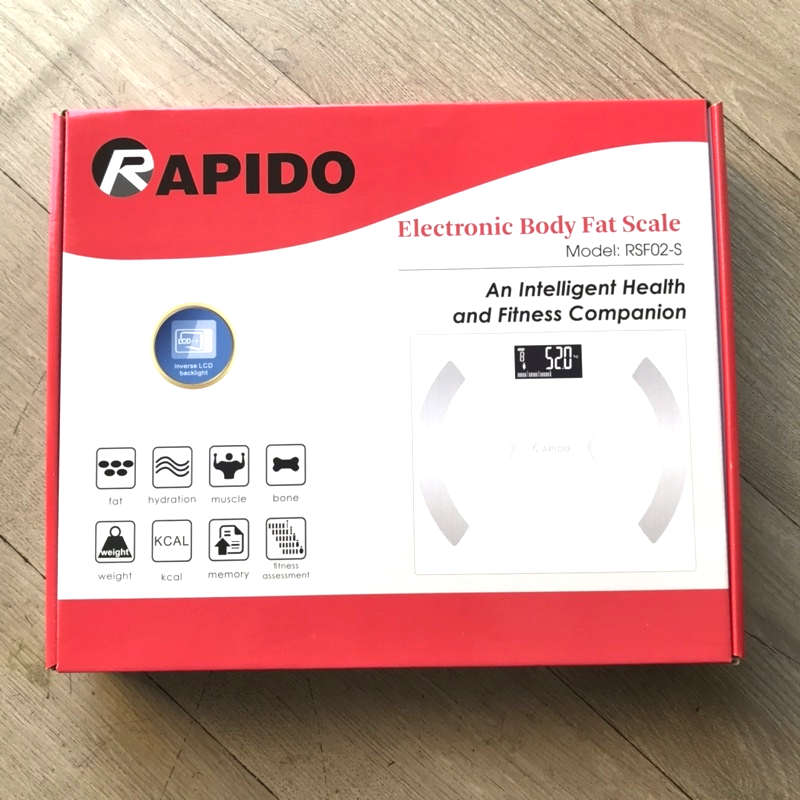 Cân sức khỏe và phân tích các chỉ số cơ thể Rapido RSF02-S