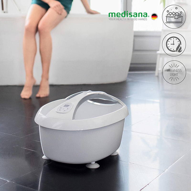 Bồn ngâm massage chân Medisana FS888 Premium Foot Spa hàng Đức