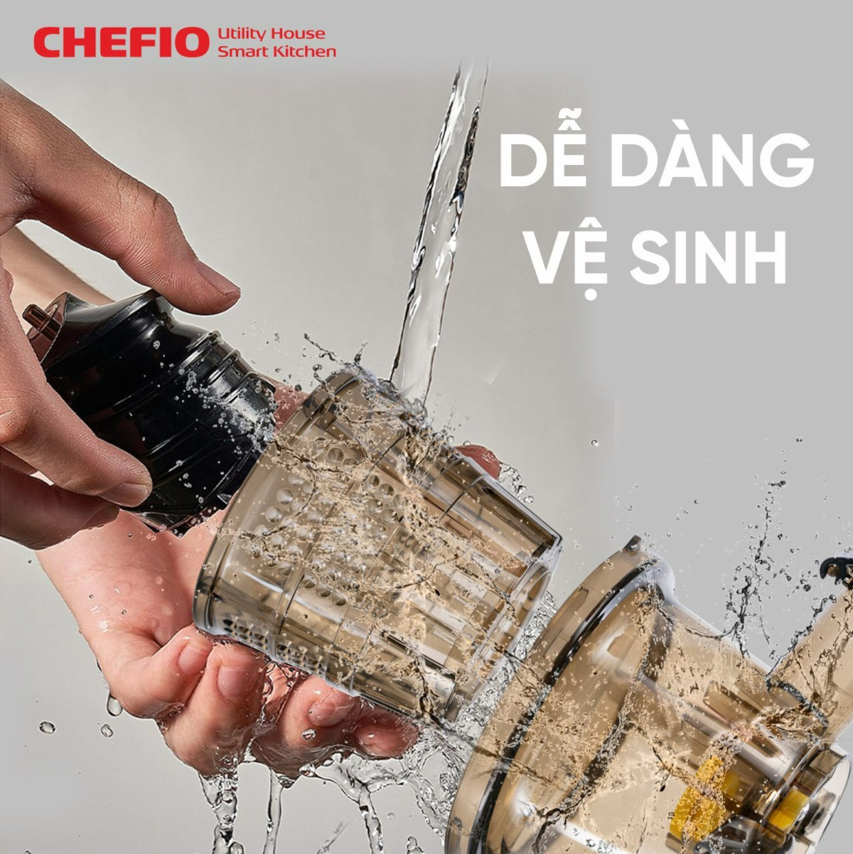 Máy ép chậm CHEFIO CFJ8150 công suất 150W chuẩn Đức