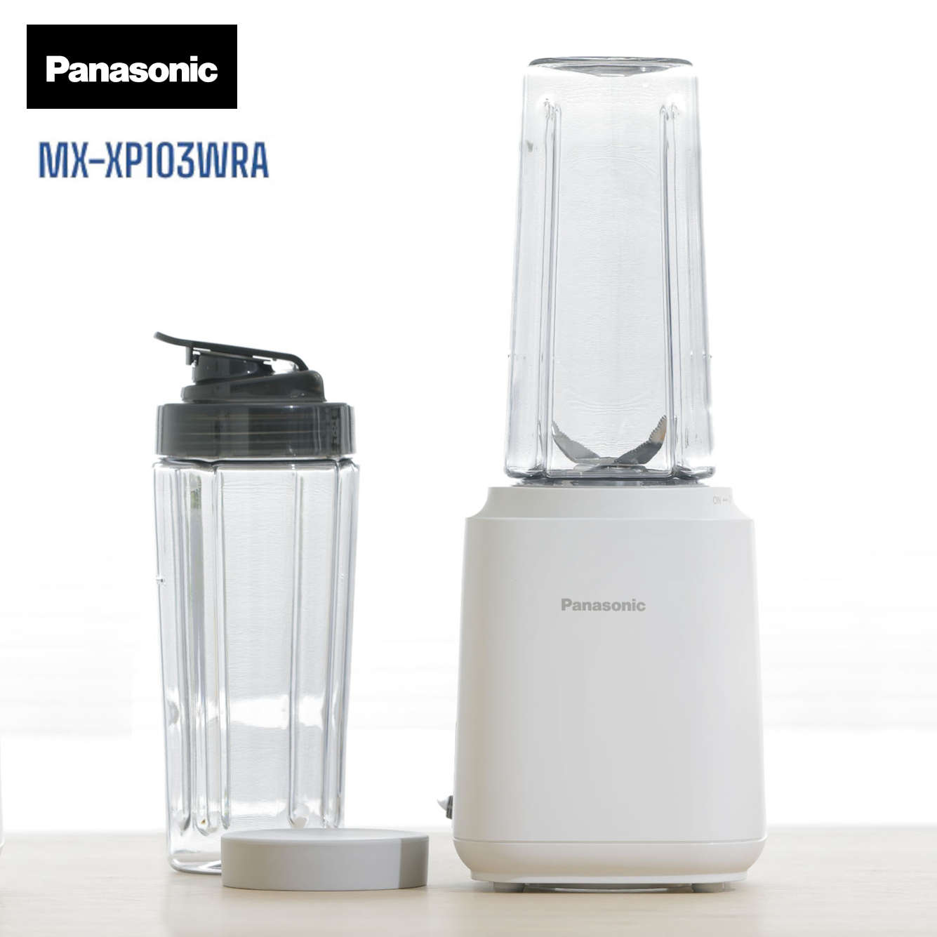 Máy xay sinh tố Panasonic MX-XP103WRA kèm 2 cốc xay, bảo hành 12 tháng