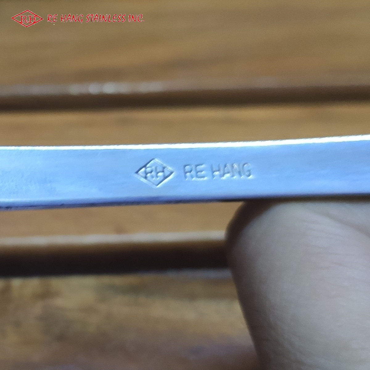 Muỗng thìa Inox 304 nguyên khối Rehang 18cm xuất Hàn Quốc