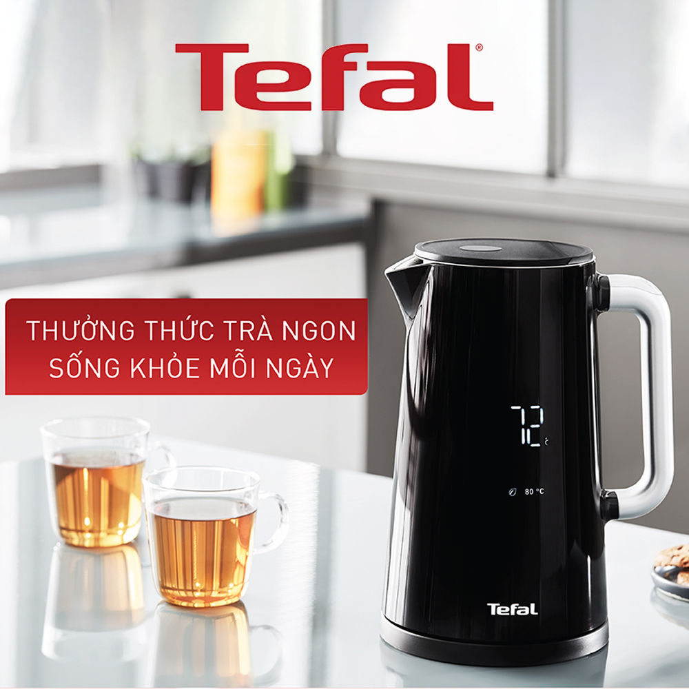 Ấm siêu tốc Tefal Smart & Light 1.7 lít 1800W KO850810