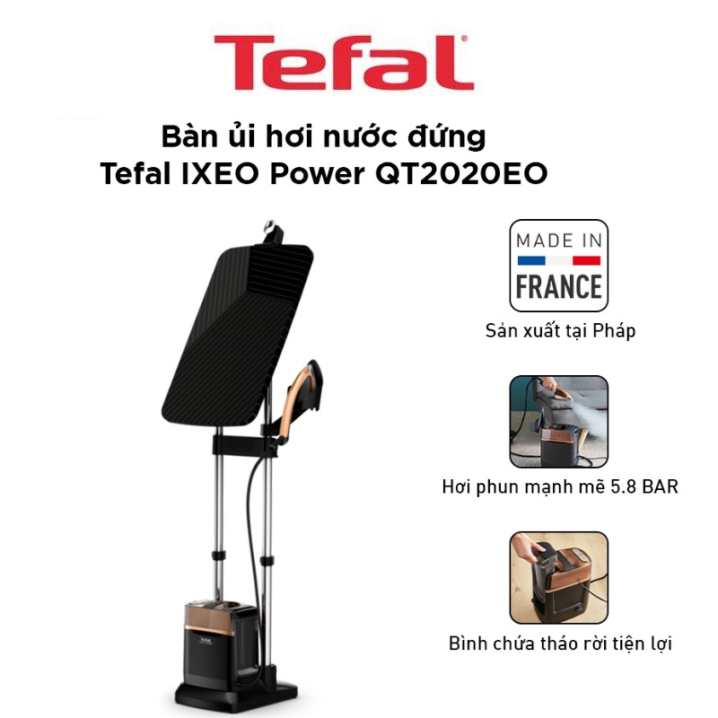 Bàn là cây hơi nước Tefal Ixeo Power QT2020E0 Made in France