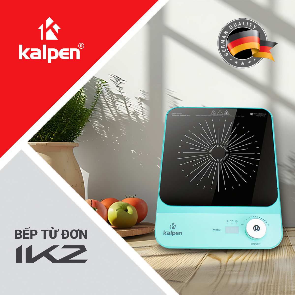 Bếp từ đơn Kalpen IK2 công suất 2200W