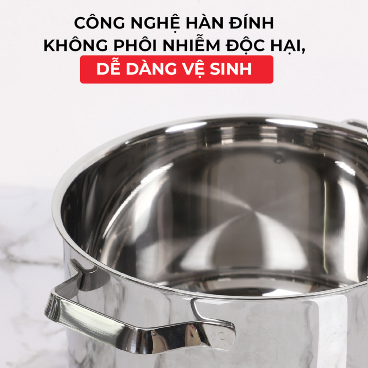 Bộ nồi inox 3 lớp liền khối Kalpen Emer EM1