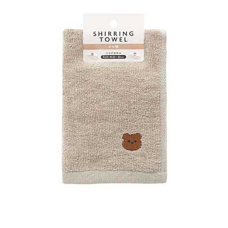 Khăn mặt cotton mềm mịn Shirring Towel