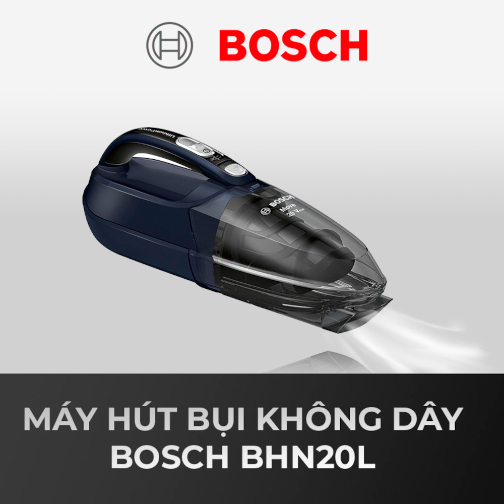 Máy hút bụi không dây cấm tay Bosch BHN20L 20V 45 phút hàng Đức