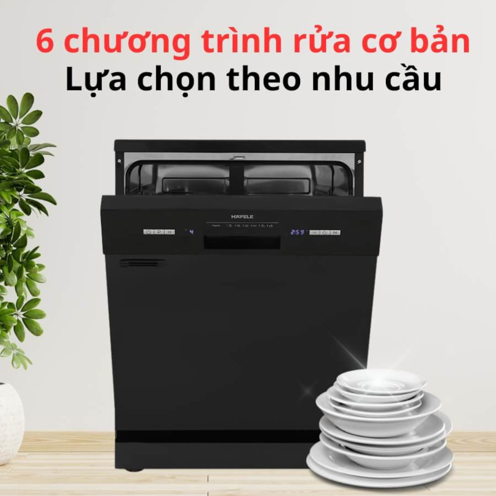 Máy rửa chén bát độc lập Hafele HDW-F601B (535.29.670)