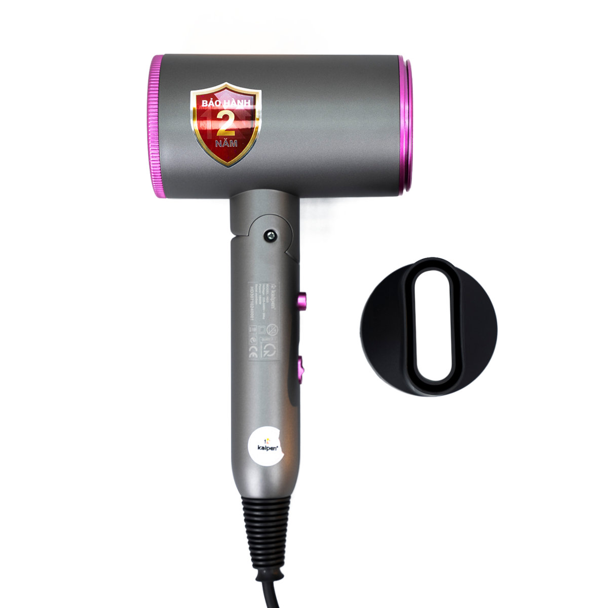 Máy sấy tóc gấp gọn Kalpen HD3 công suất 1800W công nghệ Đức