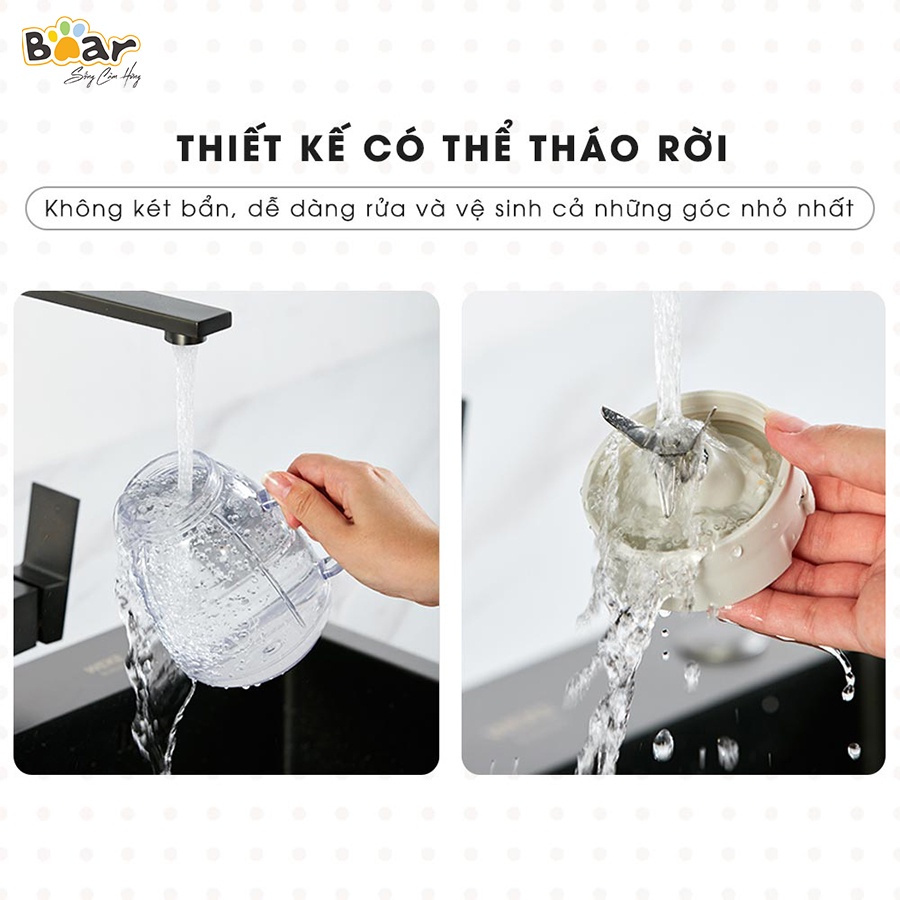 Máy xay sinh tố hoa quả cầm tay Bear LLJ-D04A1