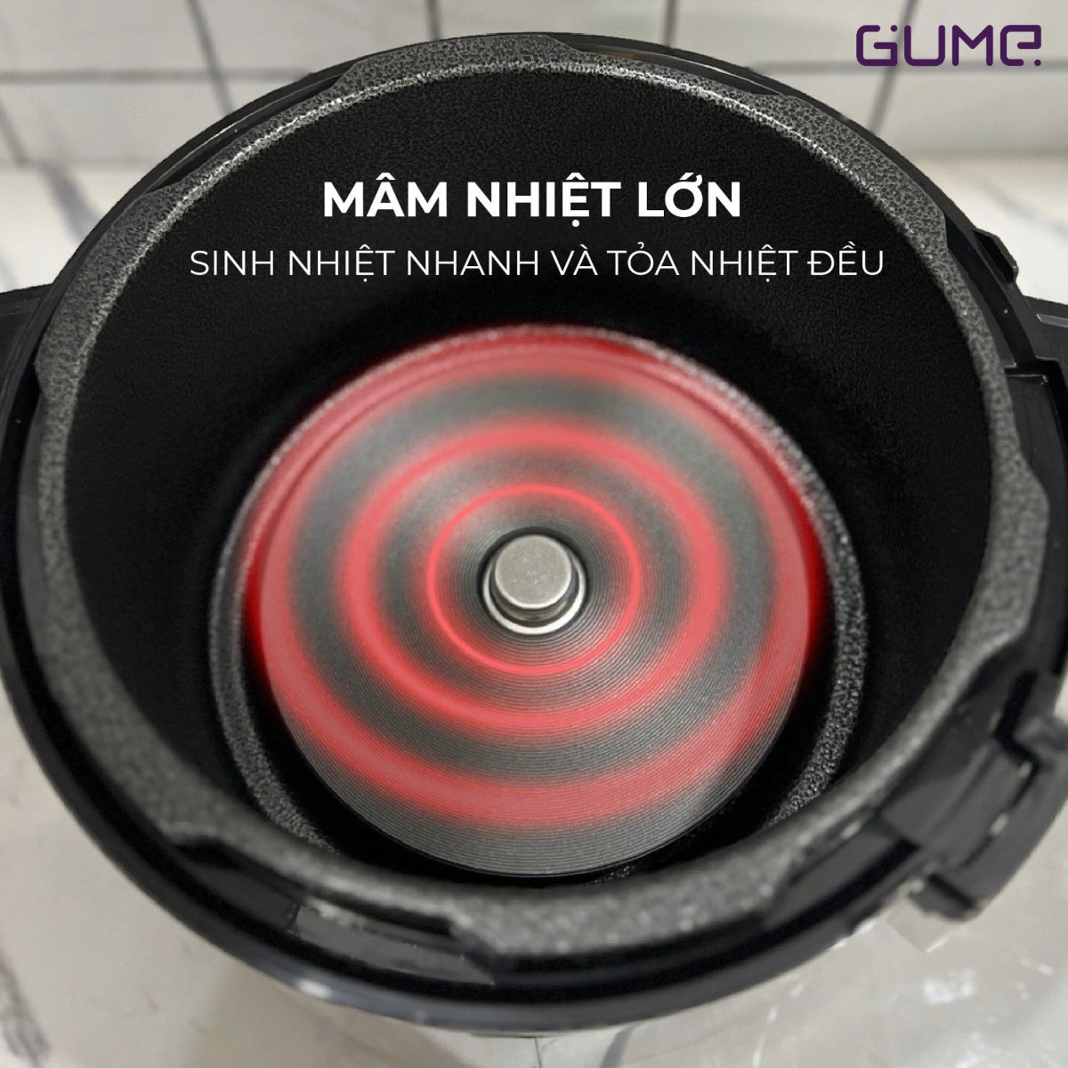 Nồi áp suất điện tử đa năng Gume Hàn Quốc GMPC-2206 dung tích 5L