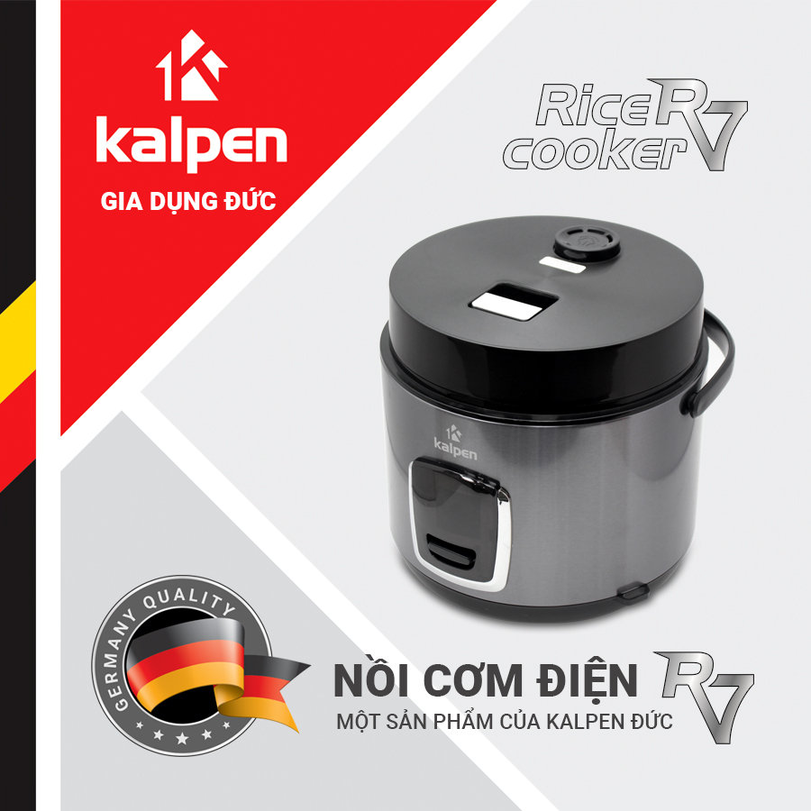 Nồi cơm điện cao cấp Kalpen R7 dung tích 1.8L hàng Đức