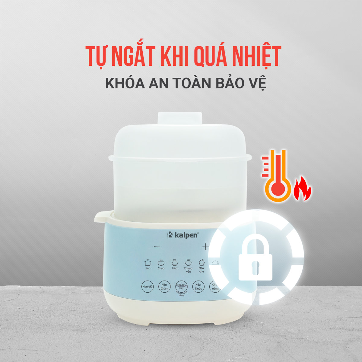 Nồi Nấu Chậm Kalpen SK2 Thể Tích 1L