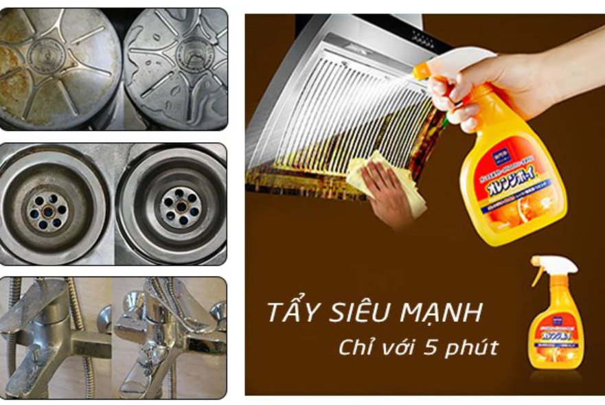 Chai dung dịch tẩy vết bẩn siêu mạnh đa năng Daichi Nhật Bản 400ml