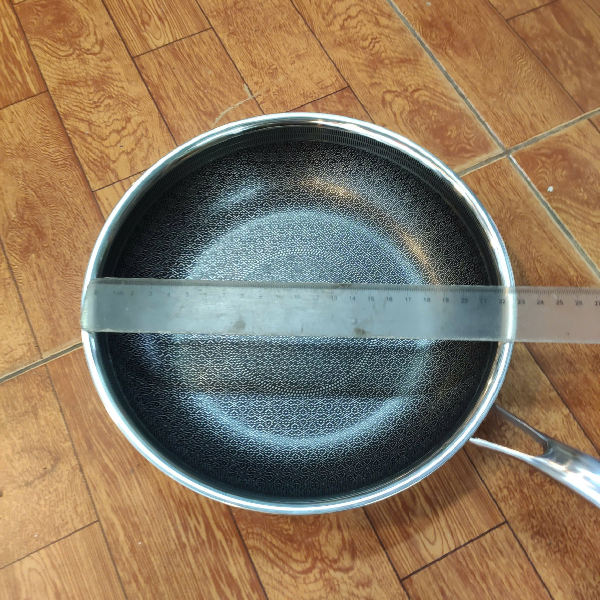 Chảo Inox 304 đúc liền chống dính Blackcube Kimscook Make Up 22cm