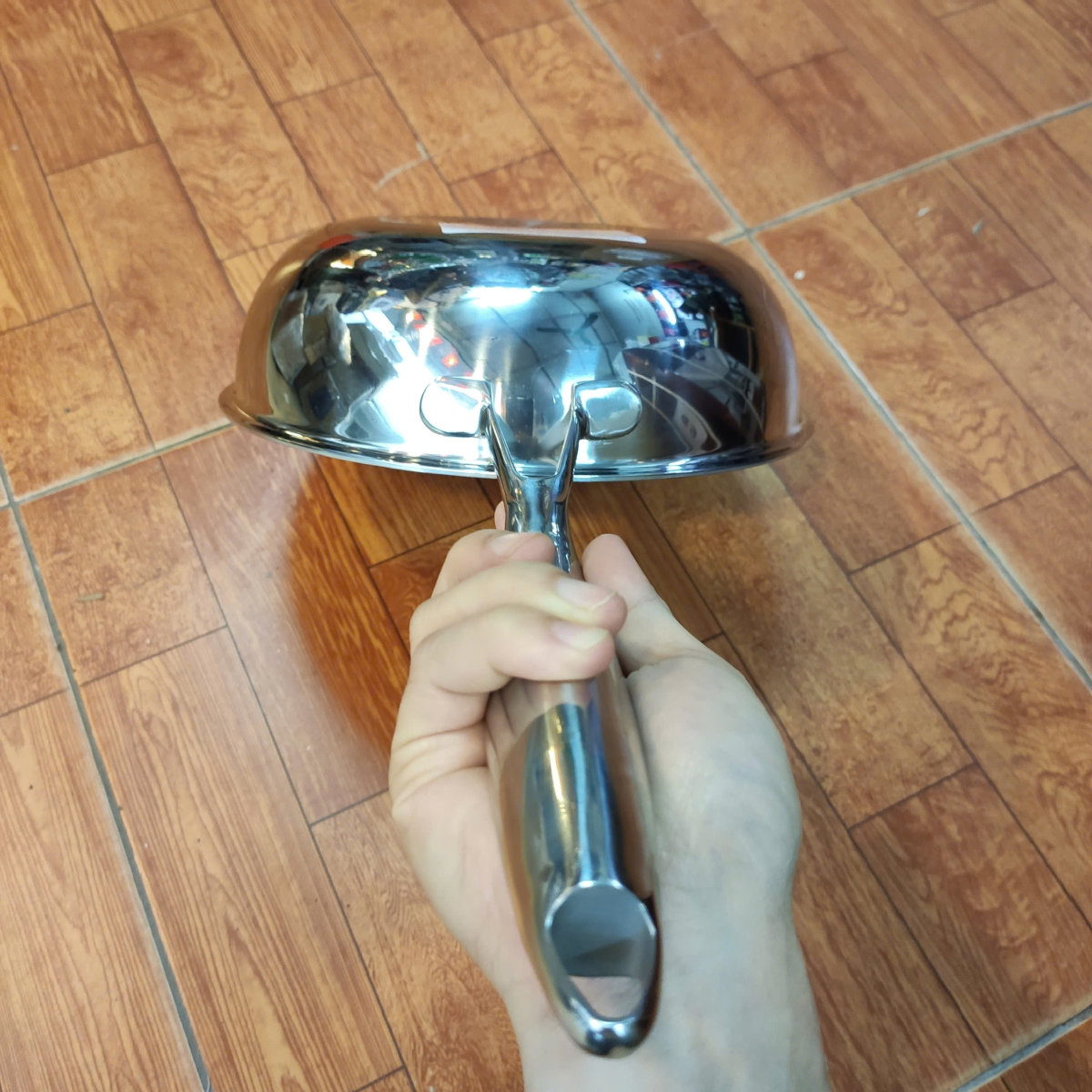 Chảo Inox 304 đúc liền chống dính Blackcube Kimscook Make Up 22cm