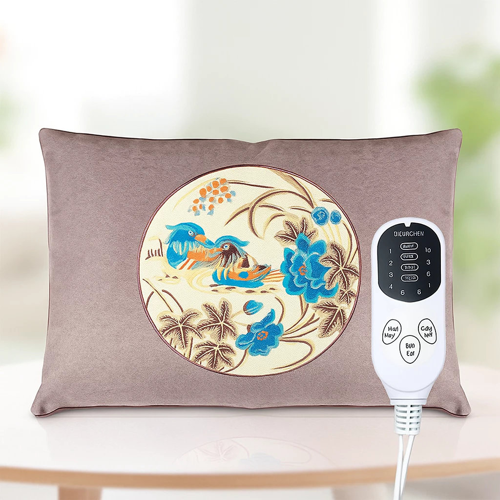 Gối thảo dược ngải cứu cắm điện Seka SK750 massage thư giãn