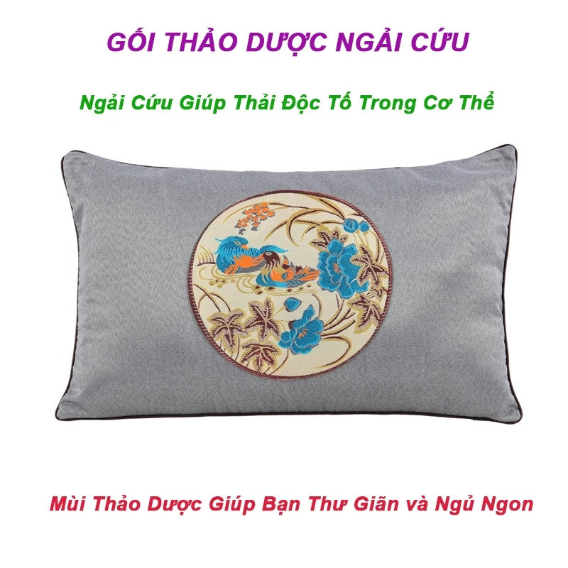 Gối thảo dược ngải cứu cắm điện Seka SK750 massage thư giãn