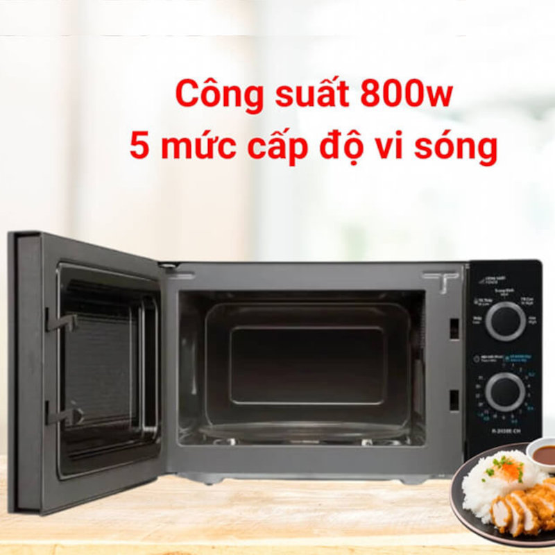 Lò vi sóng Sharp R-2030E-CH dung tích 20L công suất 800W