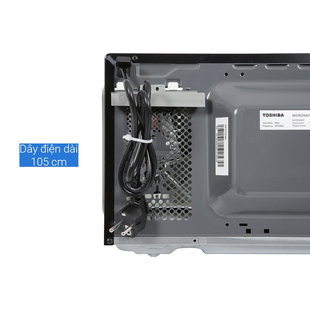 Lò vi sóng 20 lít Toshiba MW2-MM20P(BK) công suất 700W