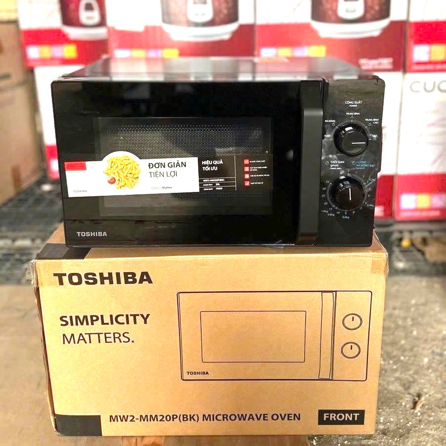 Lò vi sóng 20 lít Toshiba MW2-MM20P(BK) công suất 700W