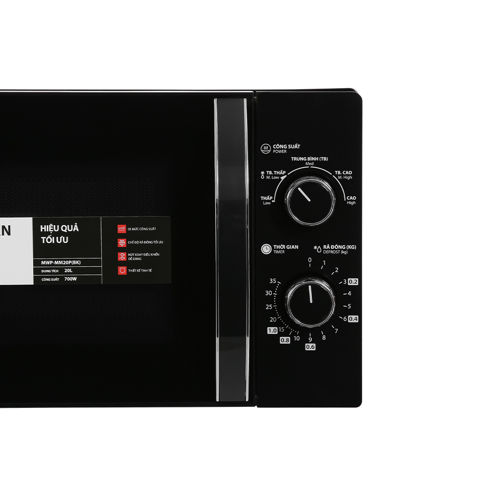 Lò vi sóng 20 lít Toshiba MW2-MM20P(BK) công suất 700W