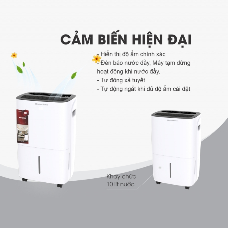 Máy hút ẩm, lọc không khí Masterboss 60 lít BOSS-60L