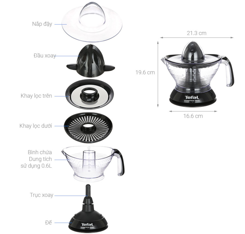 Máy vắt cam Tefal Vitapress ZP300138