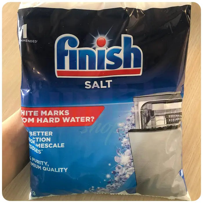 Muối rửa bát Finish Dishwasher Salt 1kg hàng nhập khẩu