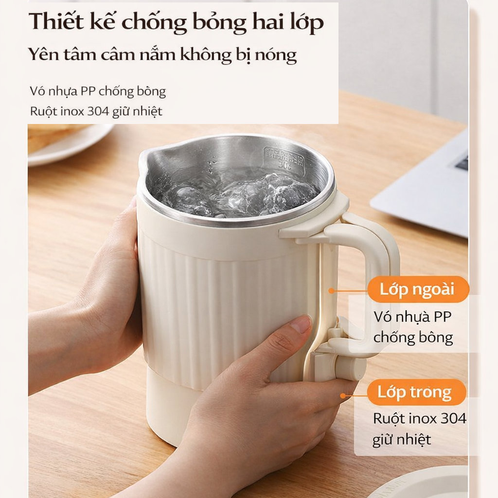 Nồi nấu điện mini đa năng Besky Kettle KN-1008
