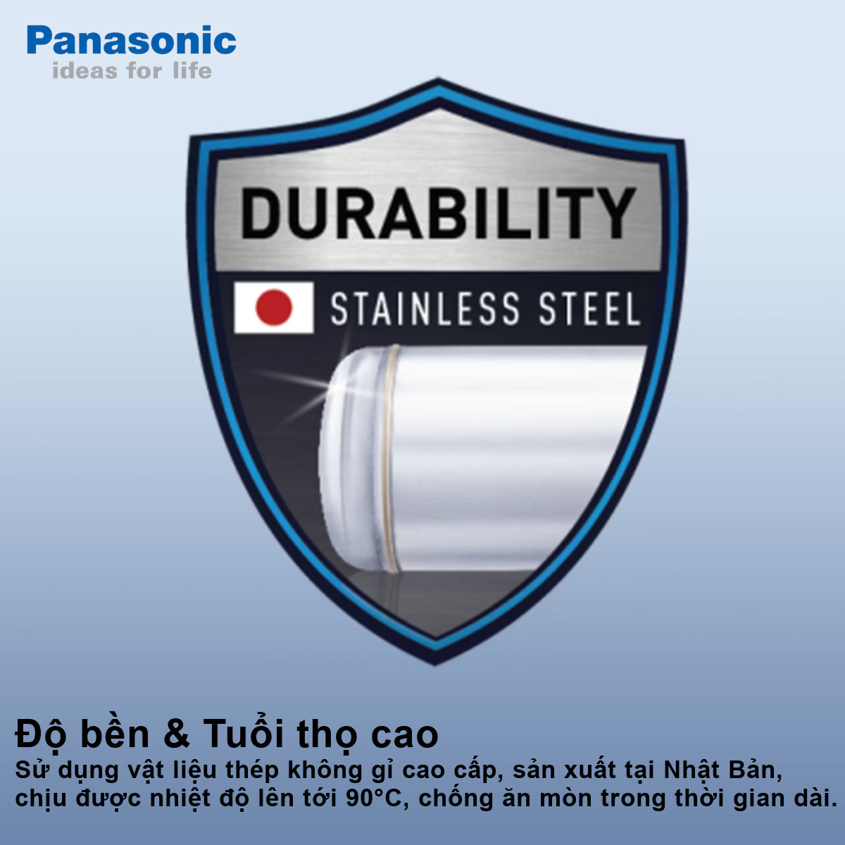 Máy nước nóng gián tiếp Panasonic 20L DH-20HBMVW 2500W