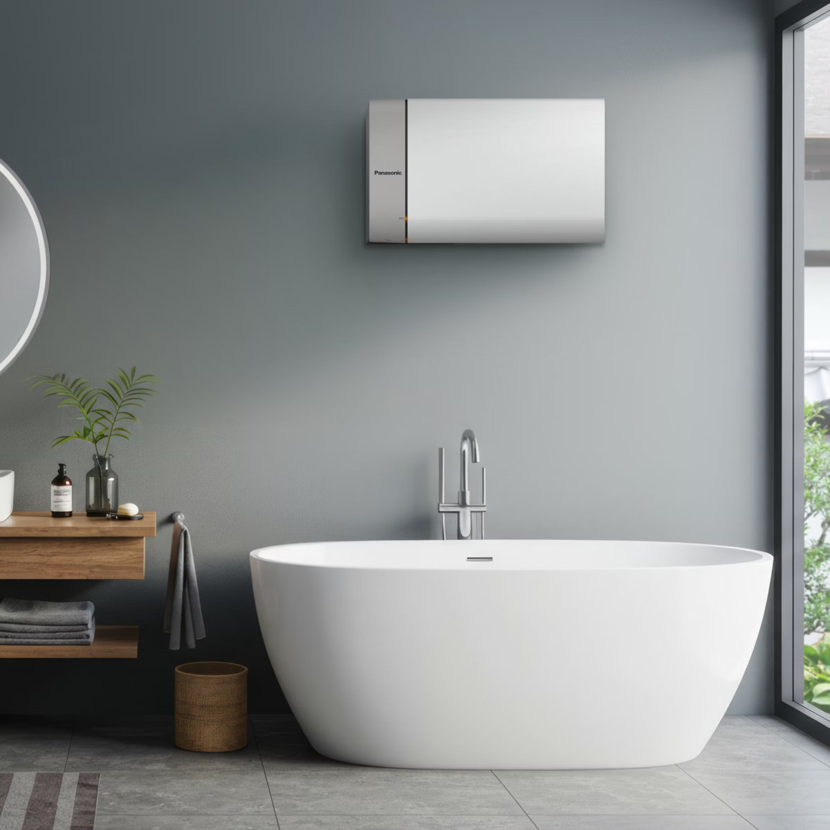 Máy nước nóng gián tiếp Panasonic 20L DH-20HBMVW 2500W