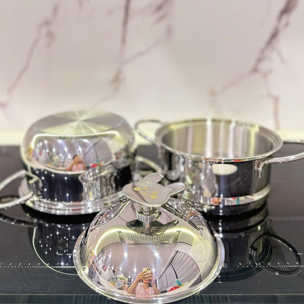 Bộ nồi xửng Inox 304 đúc liền Baby Fivestar Plus FPB3005