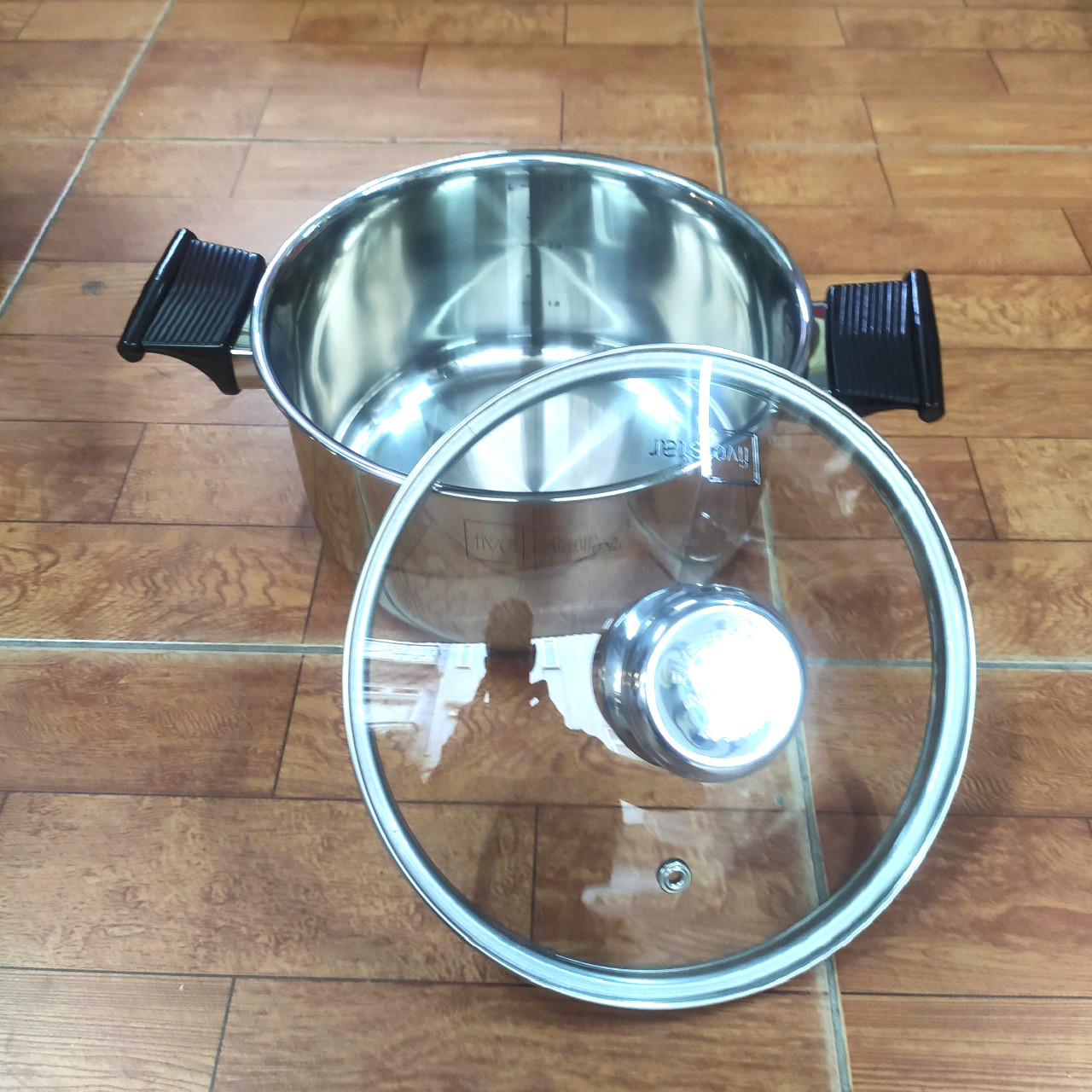 Bộ nồi xửng, quánh Inox 304 Fivestar FS08CGSW