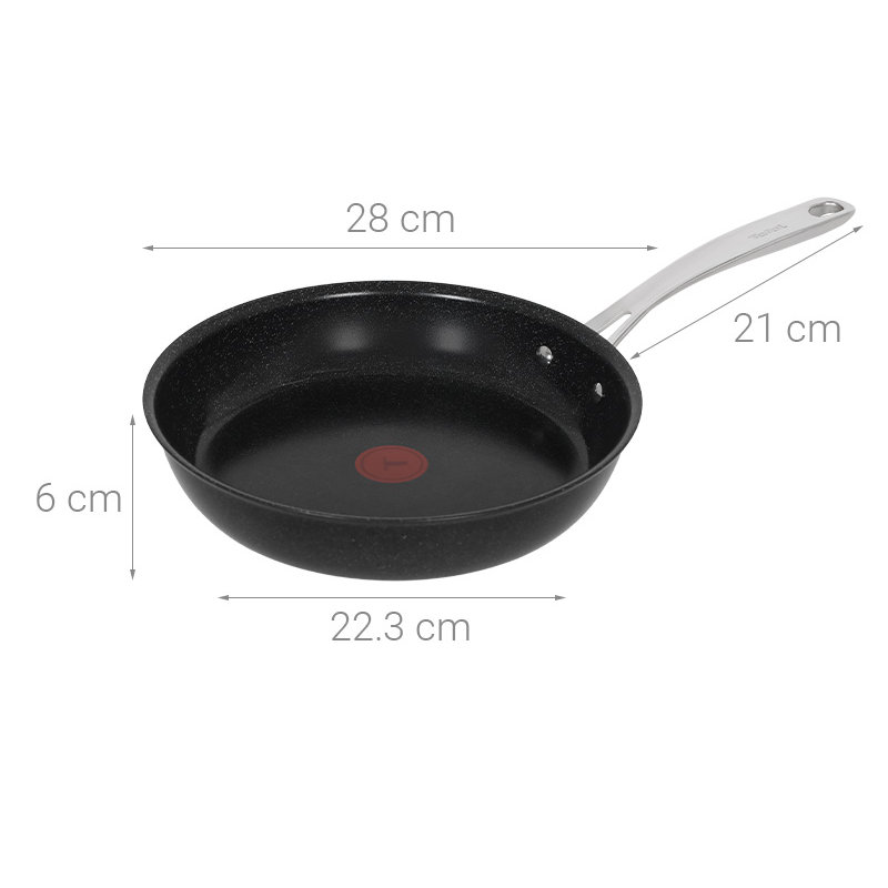 Chảo chiên chống dính 28cm Tefal Excellence+ Ceramic Fusion Core G2150623