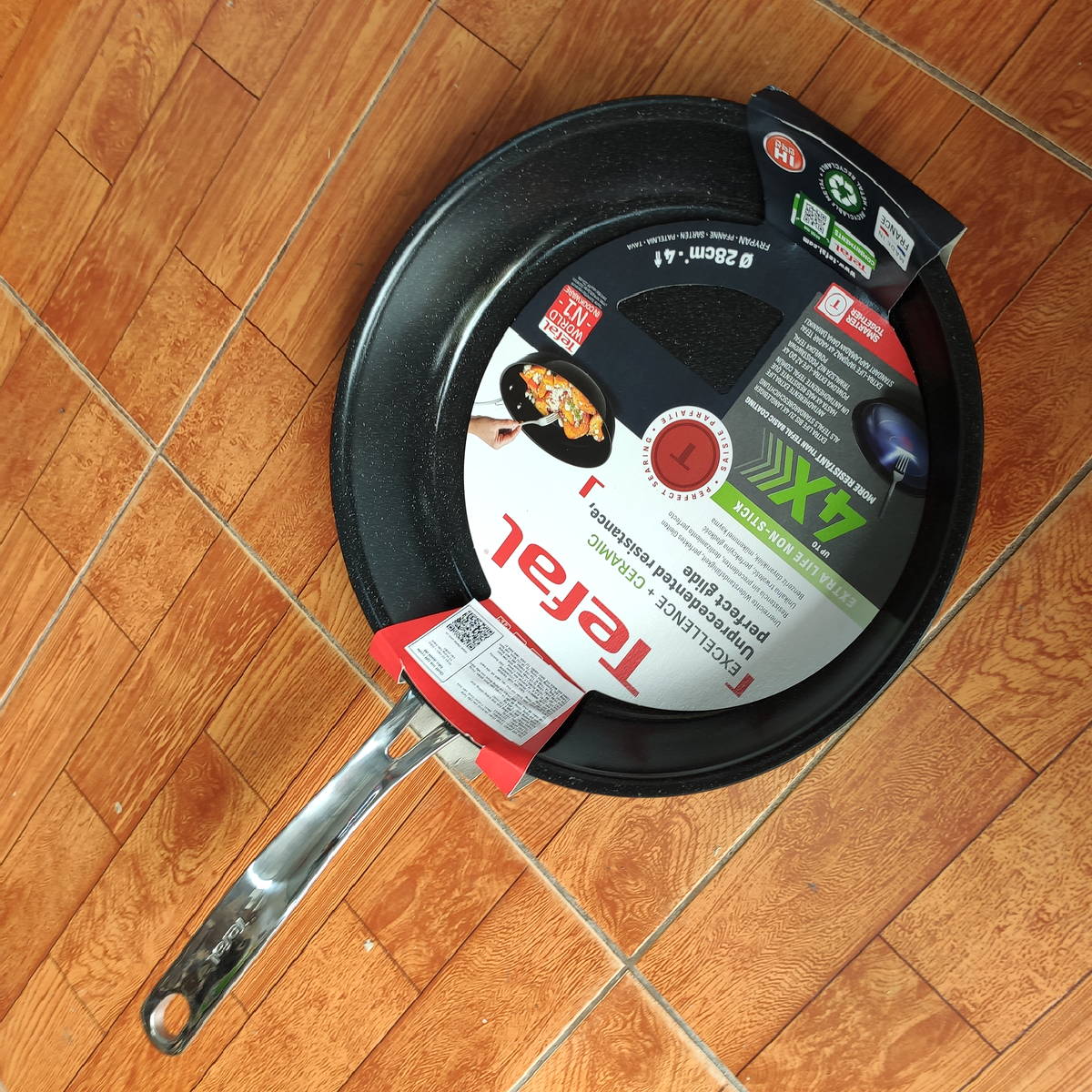 Chảo chiên chống dính 28cm Tefal Excellence+ Ceramic Fusion Core G2150623