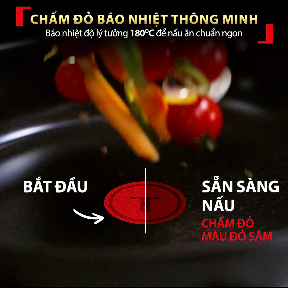 Chảo chiên chống dính 28cm Tefal Excellence+ Ceramic Fusion Core G2150623