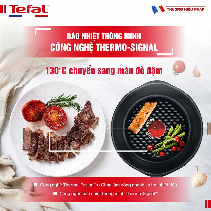 Chảo sâu lòng chống dính có nắp Tefal One Pick Pot Pan G1802524