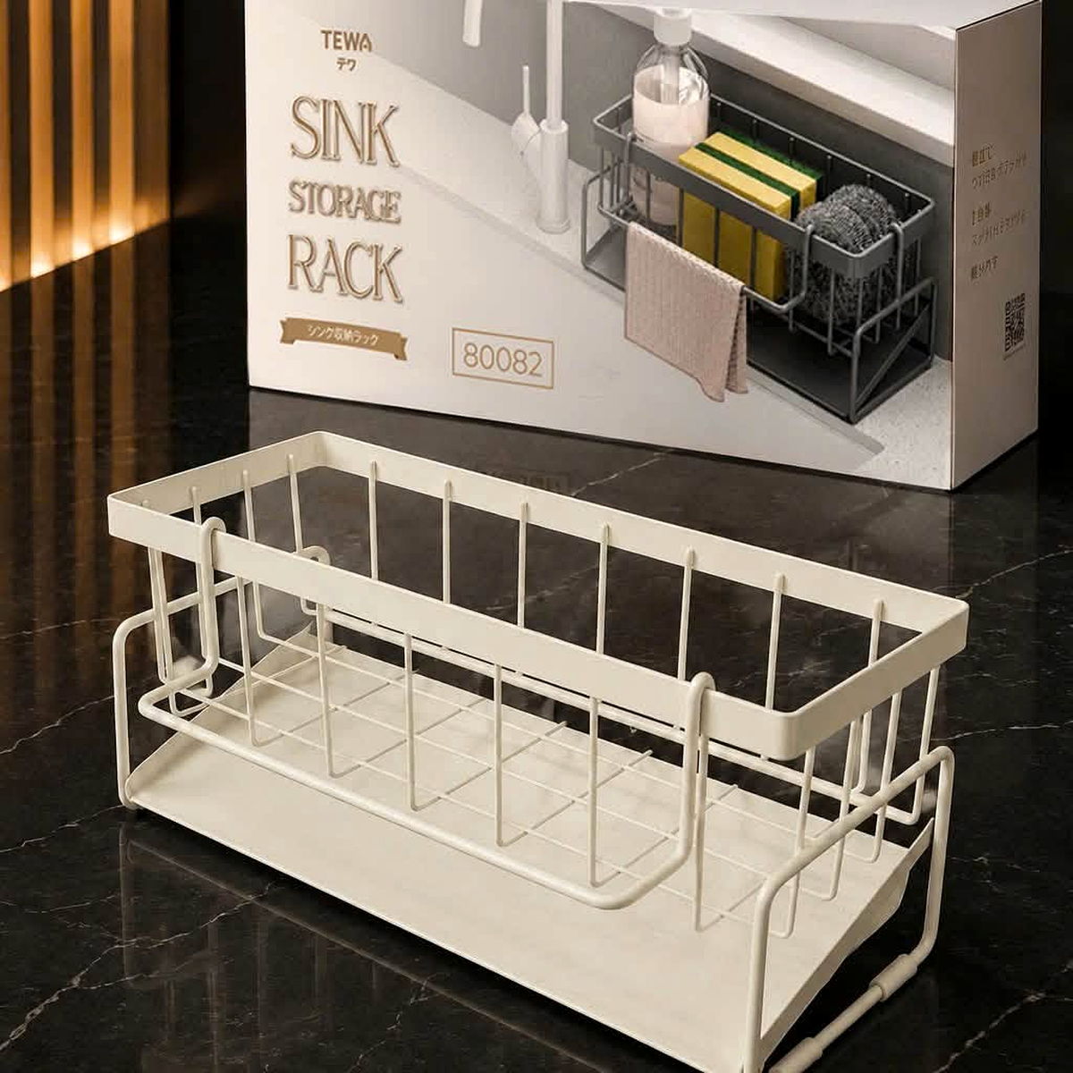 Giá để đồ đa năng Thép Carbon TEWA đặt bồn rửa bát 80082 chuẩn Nhật