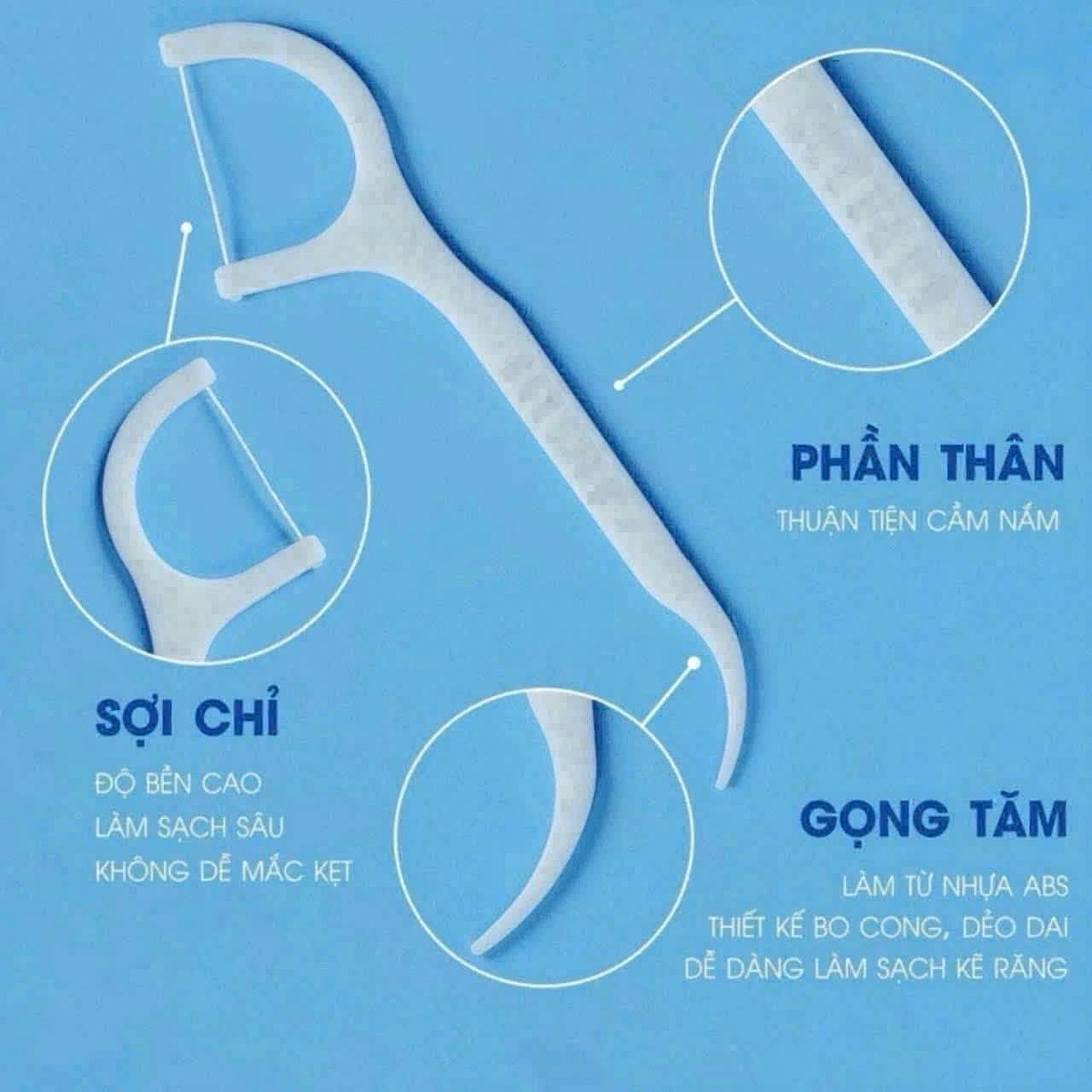 Hộp 88 chiếc tăm chỉ nha khoa để bàn tự động MyLan