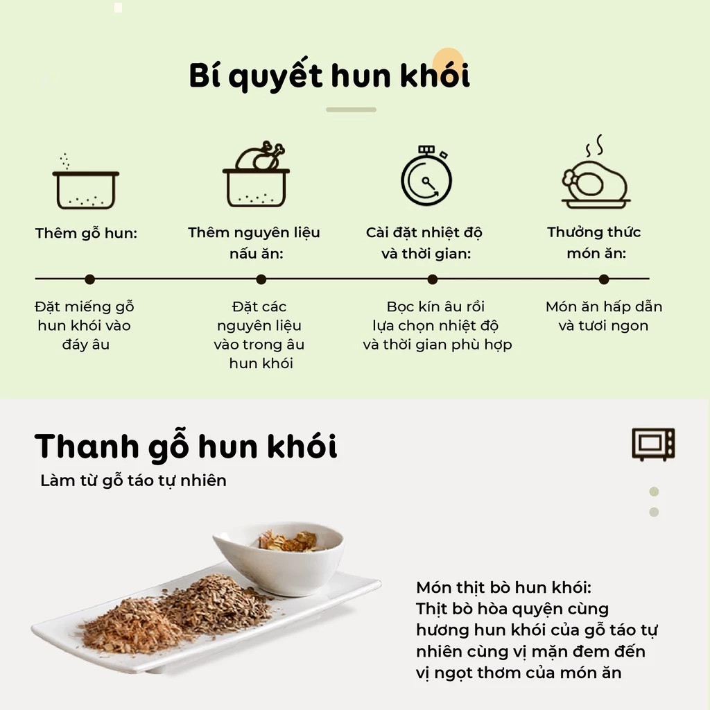 Lò hấp nướng đối lưu 18L đa năng Bear DKX-C20R5